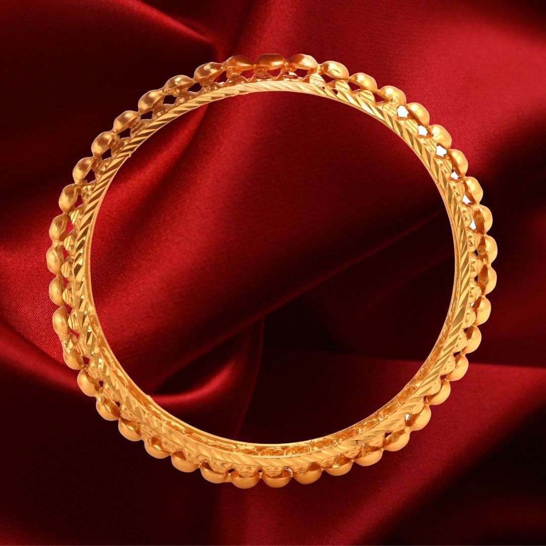 Salankara Creation Designer Beads Fitted Churi /Bangle Pair - Salankara Creation