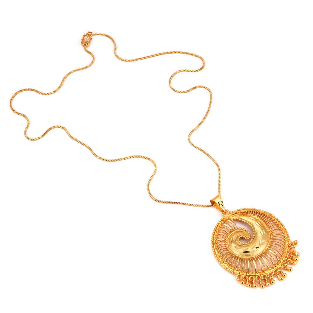 Salankara Creation Designer Jal Locket with Earrings Pair