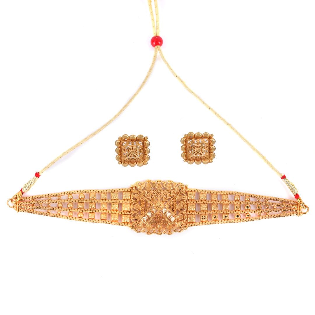 Salankara Creation Designer Chocker with Matching Earring Set
