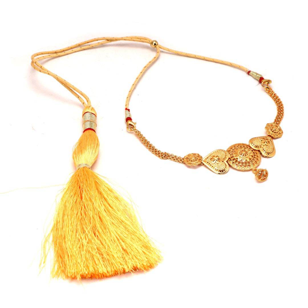 Salankara Creation Designer Series Locket Kanthi/Choker with Earrings Pair
