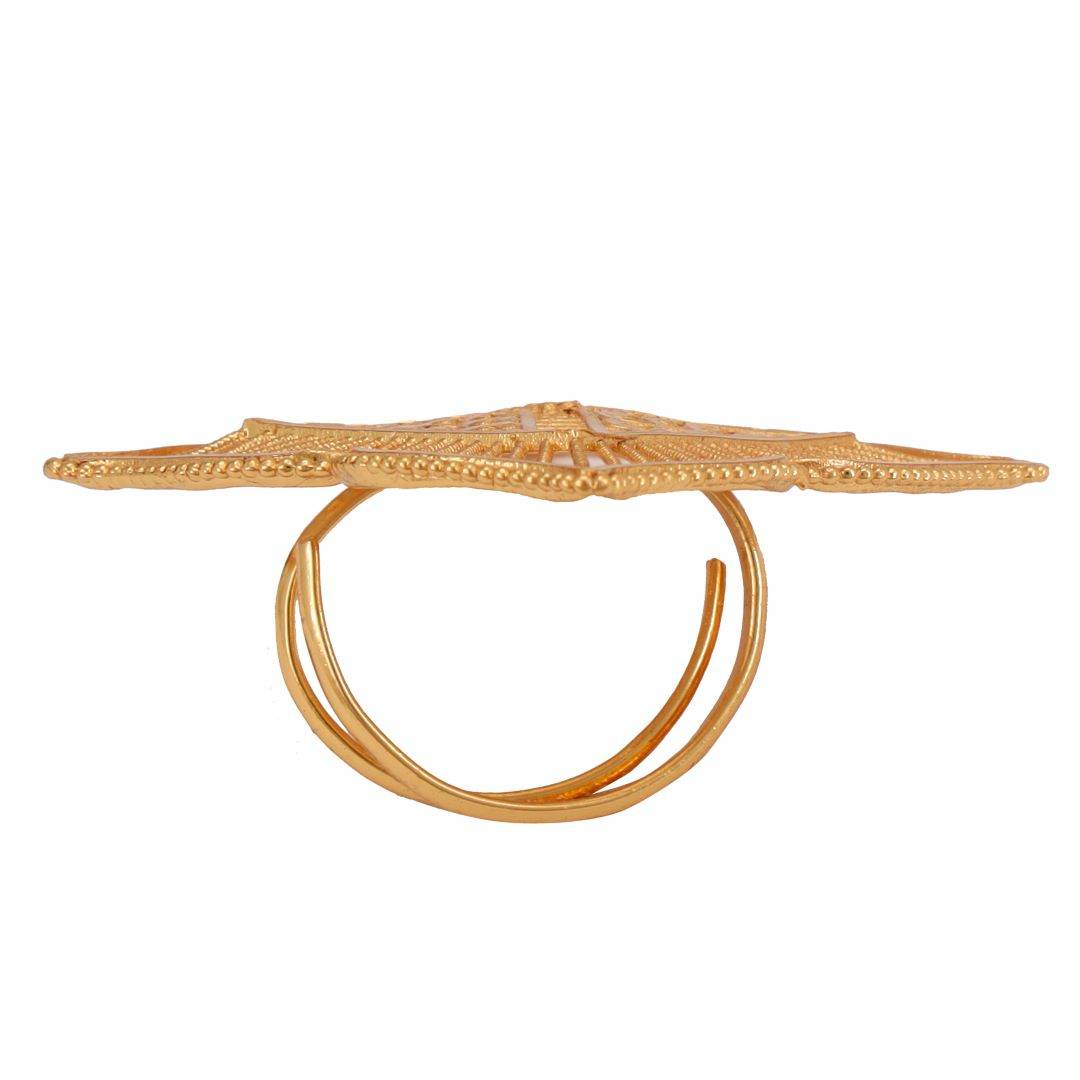 Salankara Creation Four Square Top Finger Ring