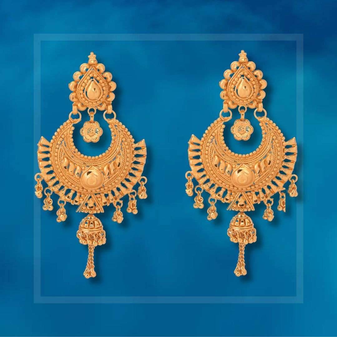 Salankara Creation Kan Bala Pair / Earring - Large Size: A Statement of Elegance