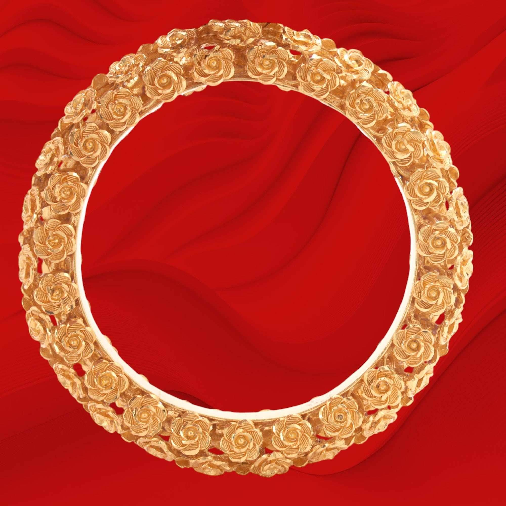 Designer New Rose/Golap Phool Bala /Bangel - Salankara Creation