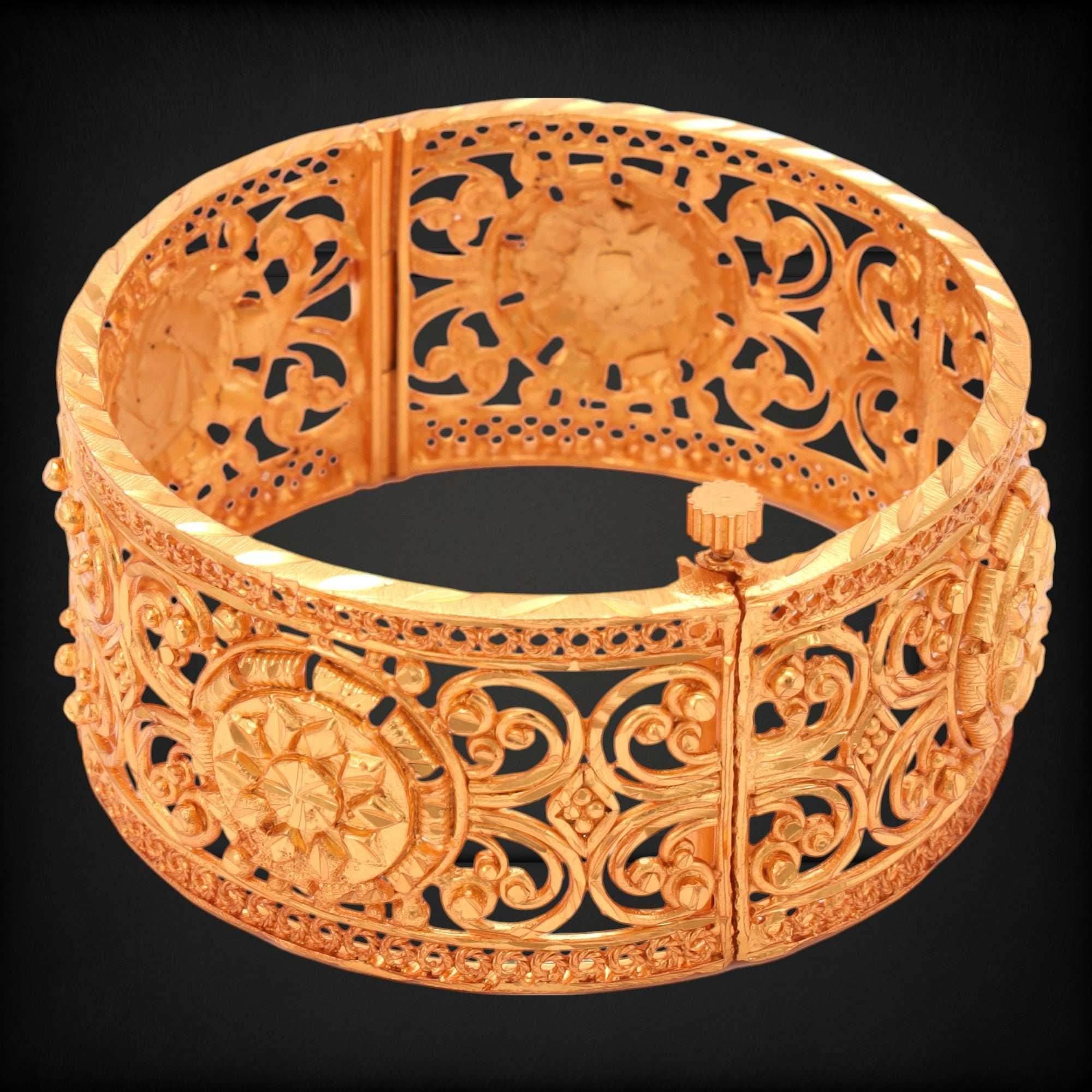 Khilan(screw) fitted designer chur - Salankara Creation