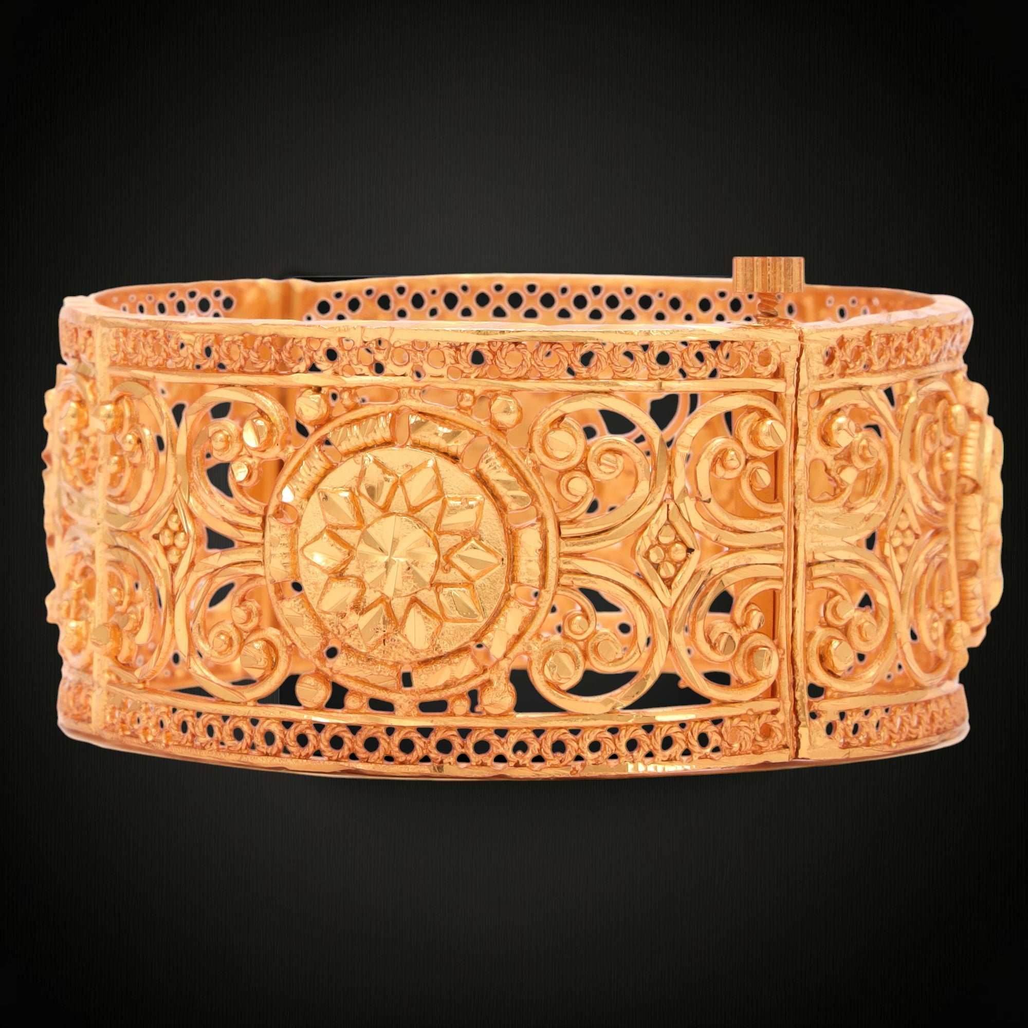 Khilan(screw) fitted designer chur - Salankara Creation