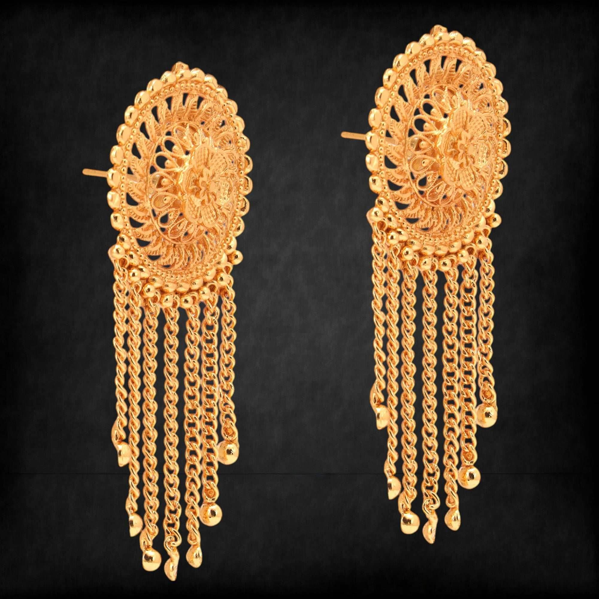 Jhalor setting Earring pair - Salankara Creation