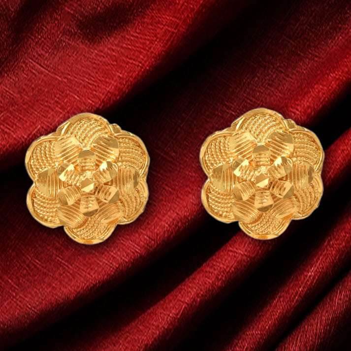 Salankara Creation Flower Locket Tie Chain with Earrings Pair - Salankara Creation