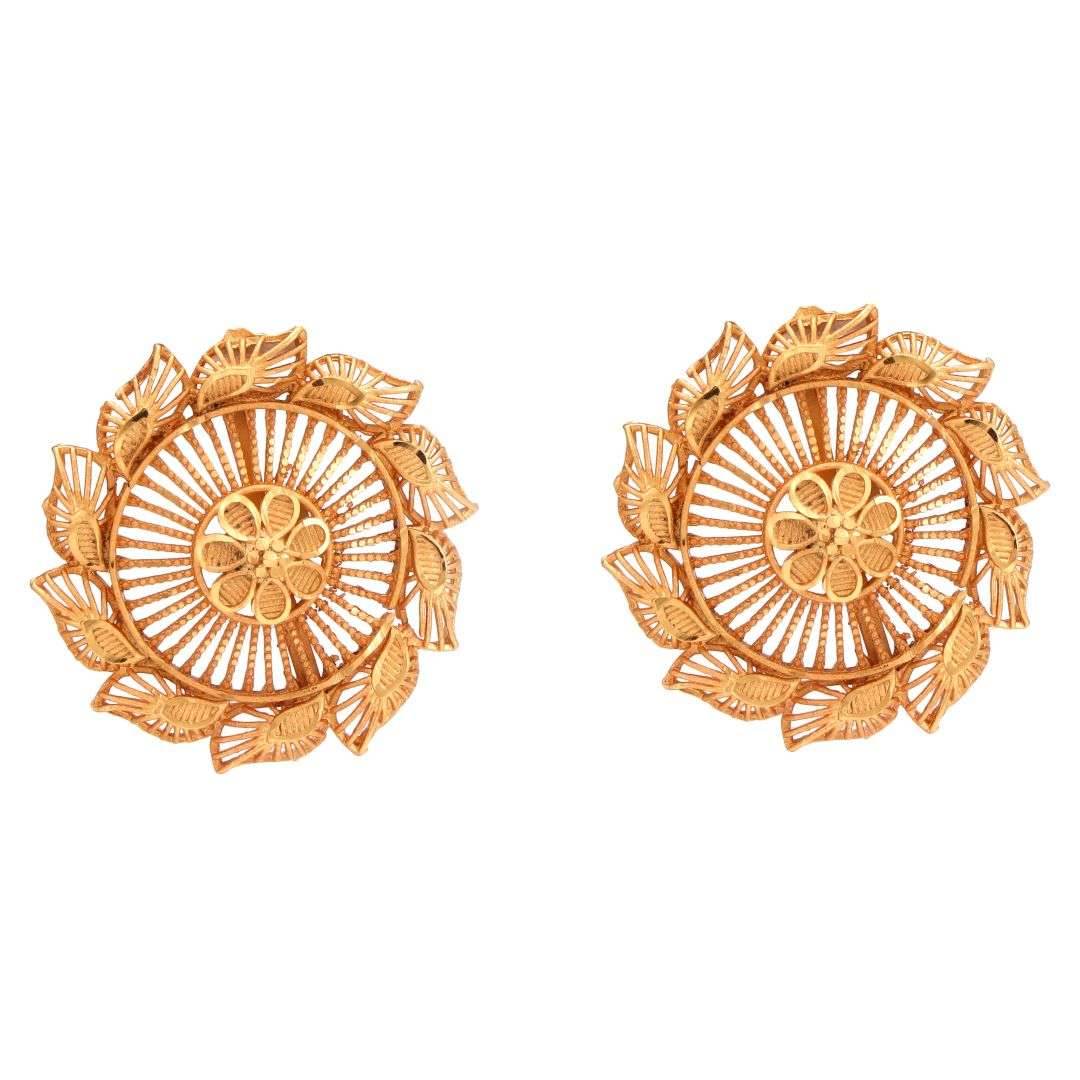 Salankara Creation Flower Tops/Pasa Pair/Earrings Pair - Medium Size - Salankara Creation