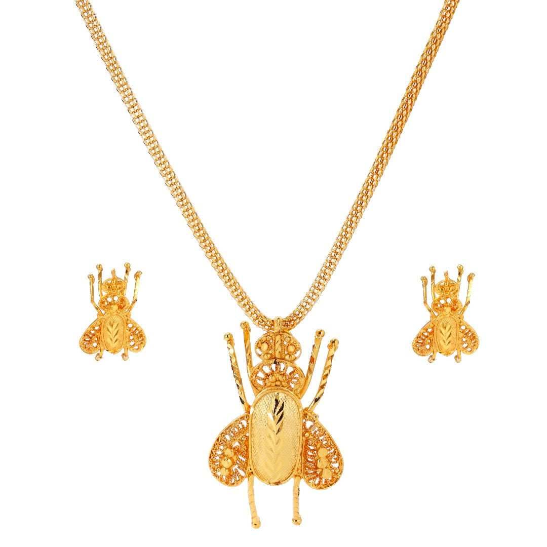 Salankara Creation Rare Collection Handmade Bee Pendant with Earrings Set - Salankara Creation