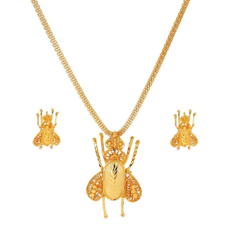 Salankara Creation Rare Collection Handmade Bee Pendant with Earrings Set - Salankara Creation