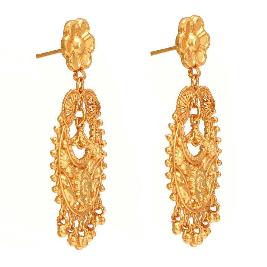 Salankara Creation Kanbala/ Chandwali Earrings Pair - Salankara Creation