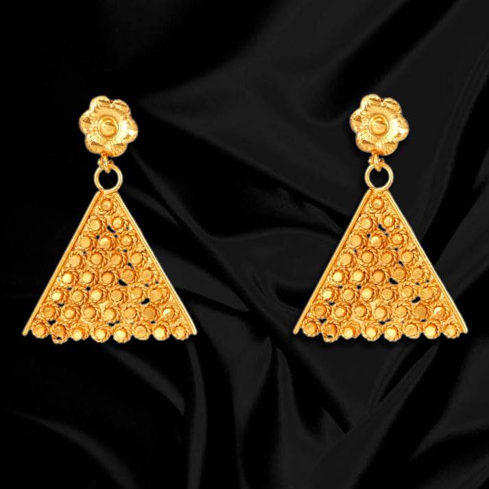 Salankara Creation Short Length U Shape Mala Har with Earrings Pair - Salankara Creation