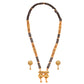 Salankara Creation Gold-plated Mangalsutra Pendant with Earrings Pair