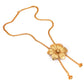 Salankara Creation Flower Tie Chain with Earrings Pair