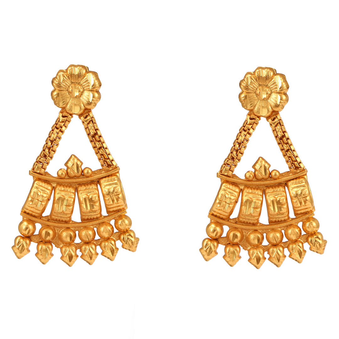 Salankara Creation Hasuli Necklace with Earrings Pair