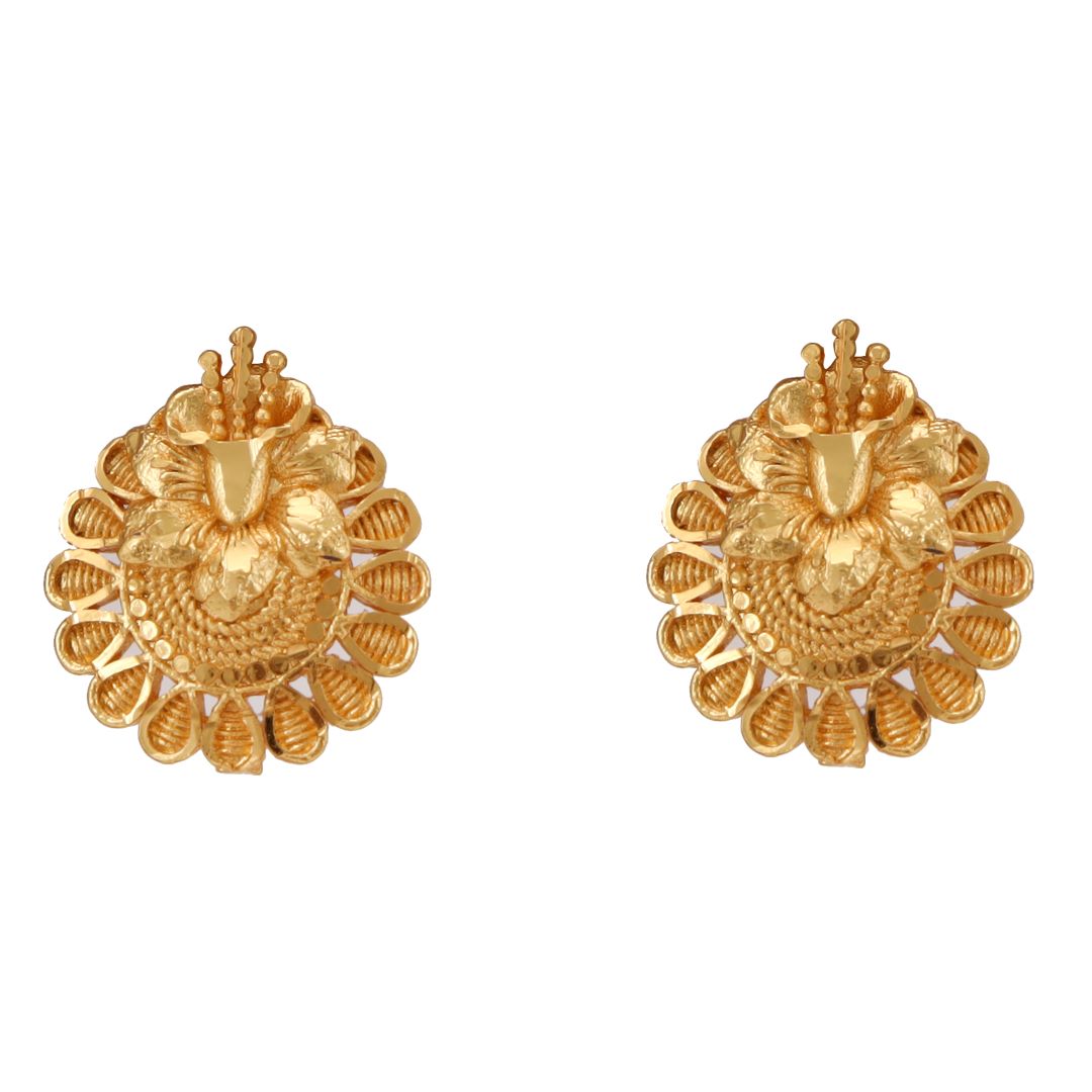 Lakshmi kemp bridal earrings chain – House of Jhumkas