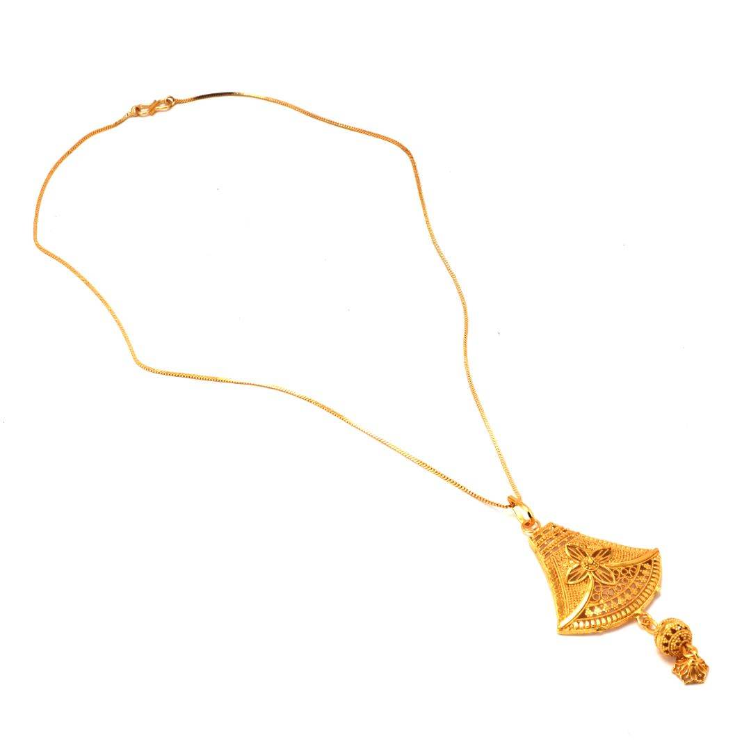 Salankara Creation Designer Locket with Small Flower Tops/Earrings Pair - Salankara Creation