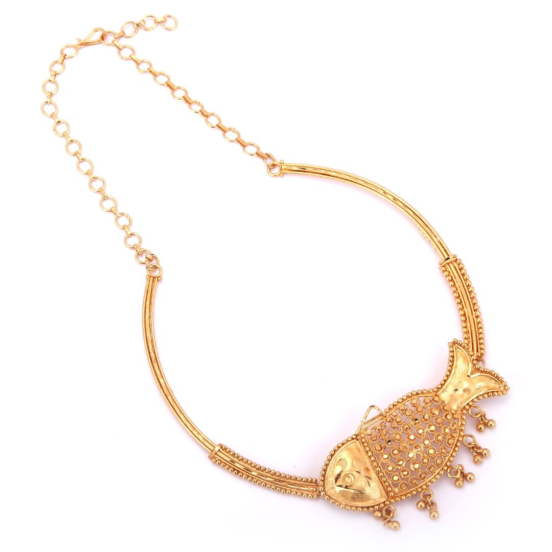 Unisex Gold Fish Pendant Link Chain Necklace Fengshui Wealth Good Luck  Clavicle Chain Necklace For Men Women Jewelry Party Gift - Necklace -  AliExpress