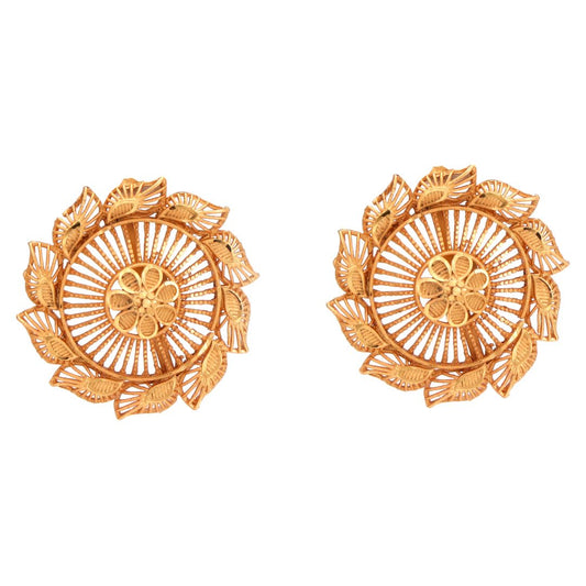 Salankara Creation Flower Tops/Pasa Pair/Earrings Pair - Medium Size