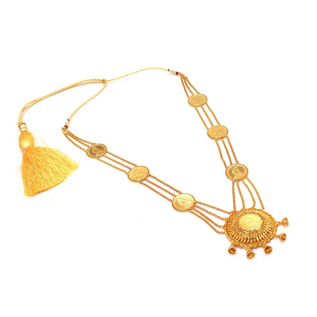 Salankara Creation Ginni Fitted Lahari Necklace with Earrings Pair - Salankara Creation