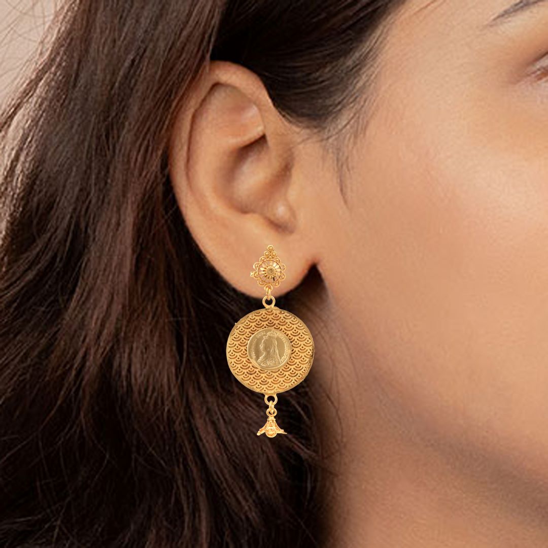 Salankara Creation Ginni fitted Kanbala/ Chandwali Earrings Pair