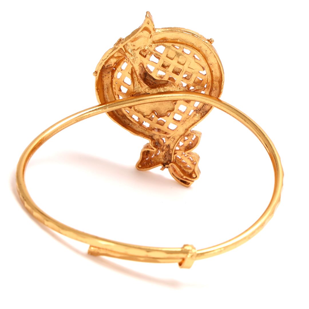Buy Gold Plated Noa Badhano Bangle Pack of 1  Size 22  Online at Best  Prices in India  JioMart