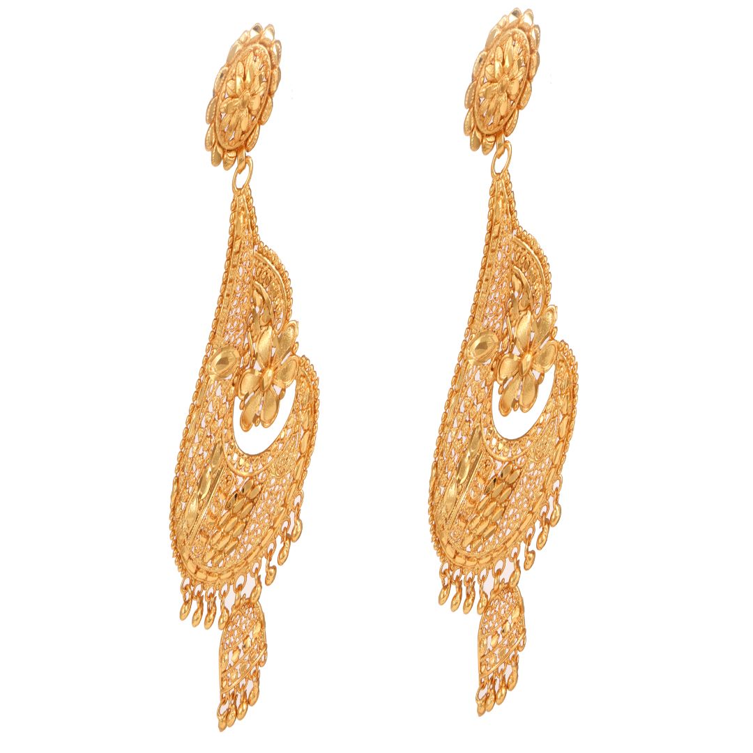 light weight earring design | कान जोड़ी | earring tops| Gold earring |  Rajputi Gold jewelery - YouTube