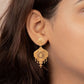 Salankara Creation Pan Shape Earrings Pair - Extra Large