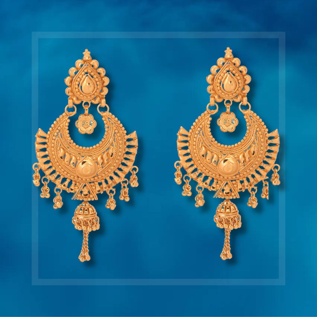 Salankara Creation's Kan Bala Pair / Earring - Large Size