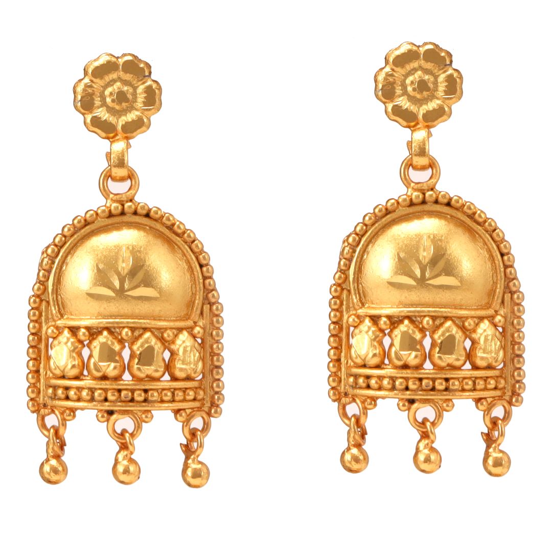 Salankara Creation Side Kulo Locket Lahari Necklace with Earrings Pair