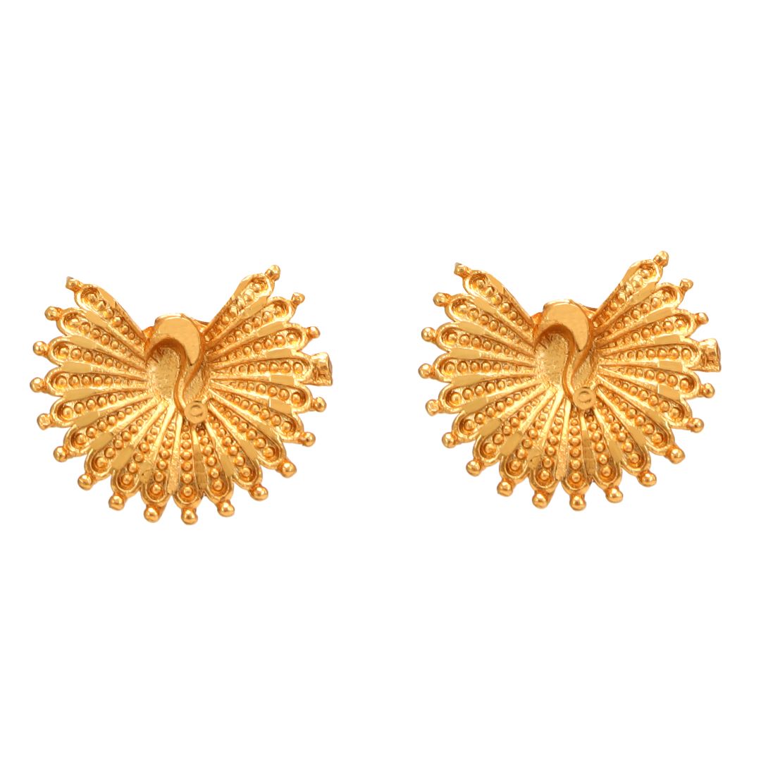 Salankara Creation Single Line Peacock Kanthi/ Choker with Earrings Pair