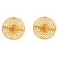 Salankara Creation Spiral Jal Cutting Pasa/Tops Pair/Earrings - Medium Size